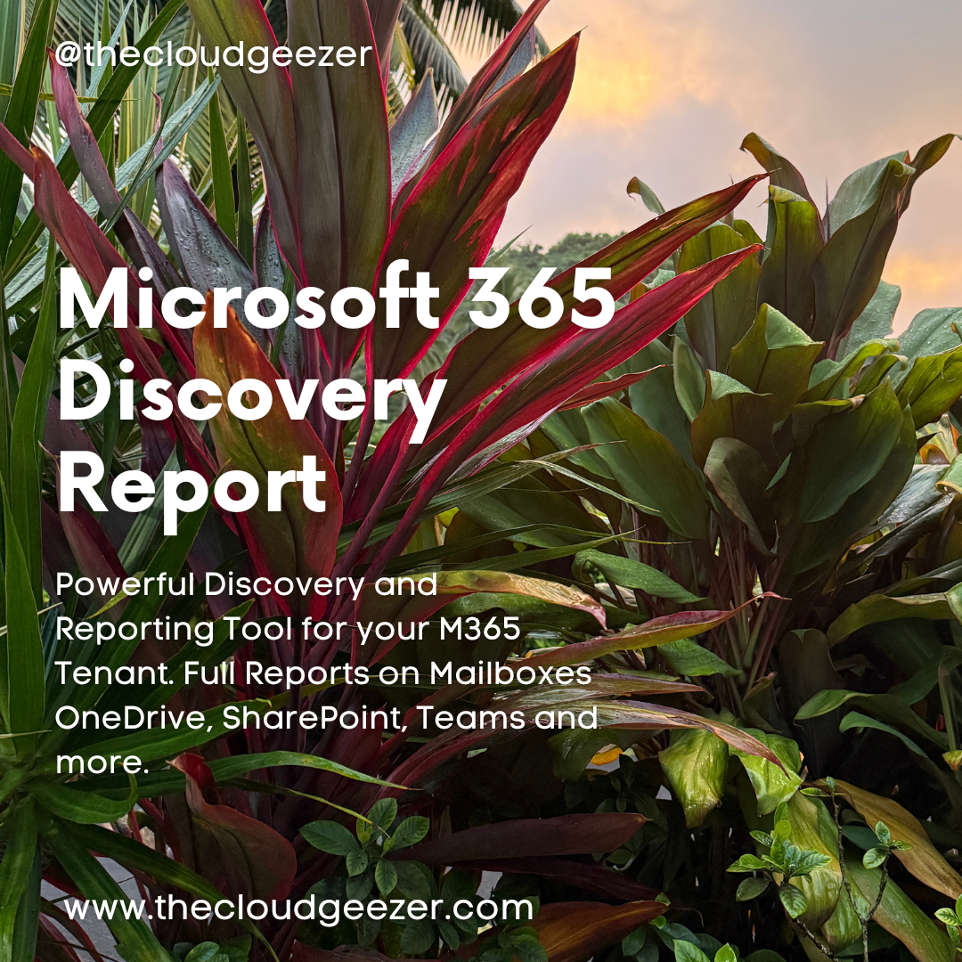 Microsoft 365 Discovery Tool