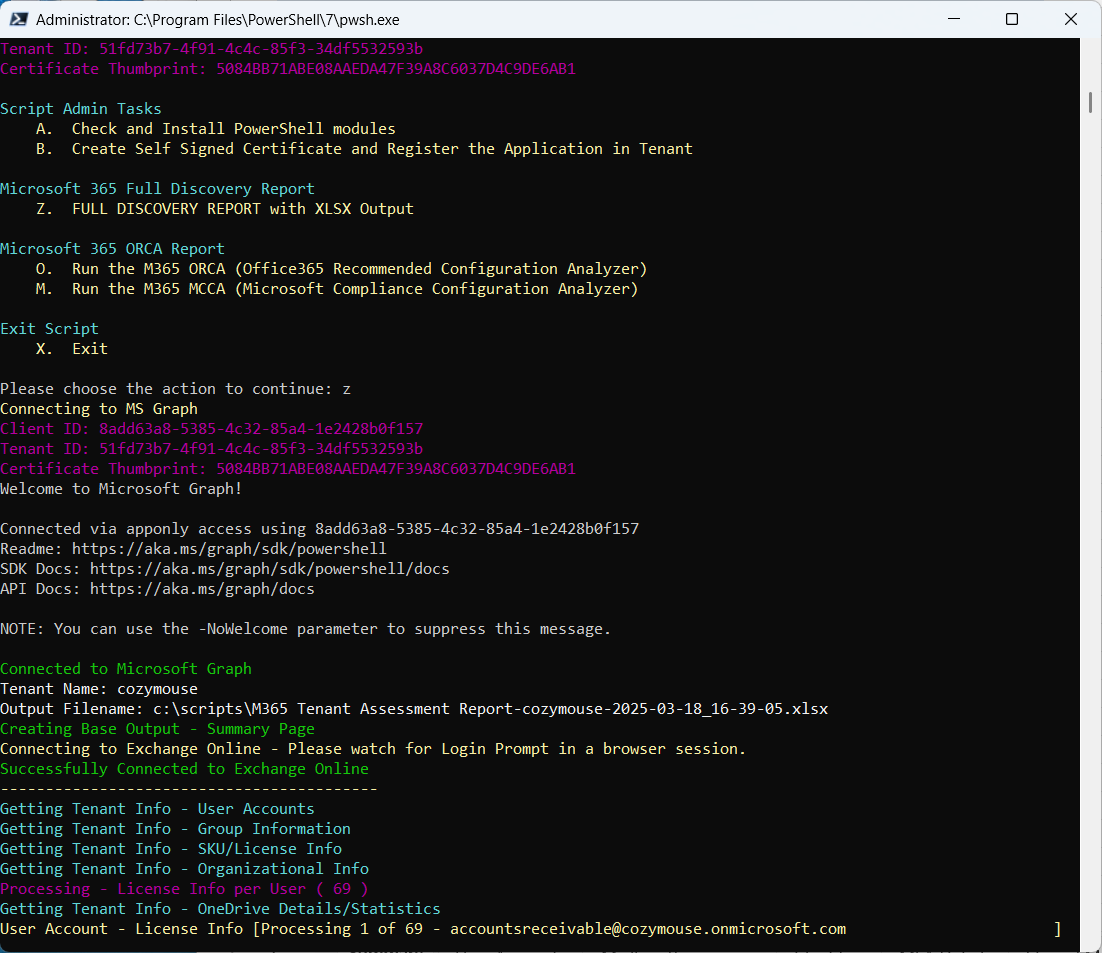 Microsoft 365 Discovery Tool