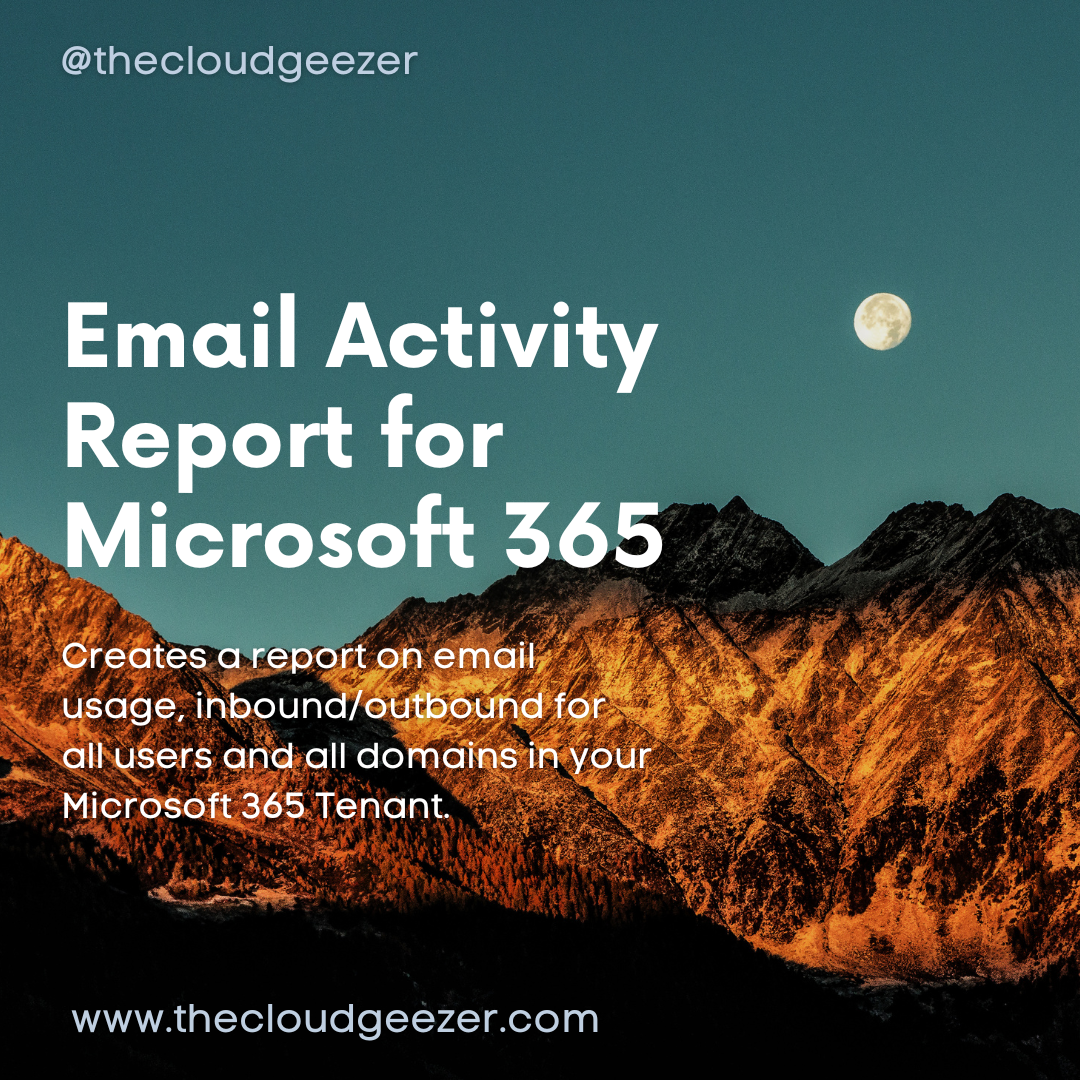 M365 Email Activity Report - July 2026