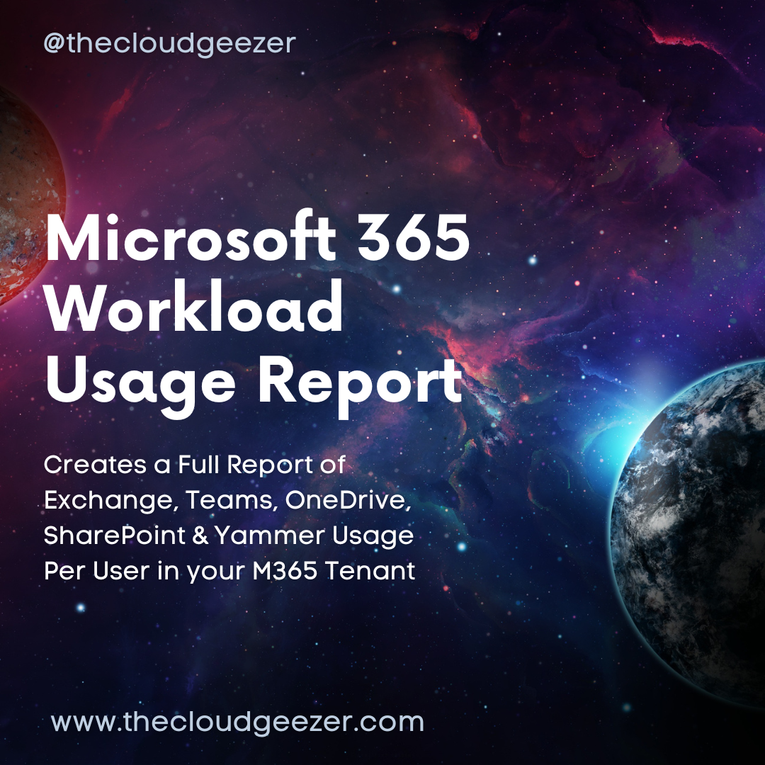 M365 Workload Usage Report - July 2026