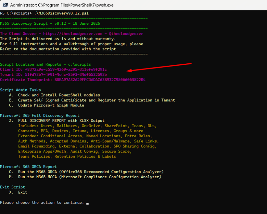 Microsoft 365 Tenant Discovery Tool