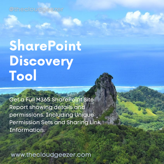M365 SharePoint Discovery Tool - June 2026